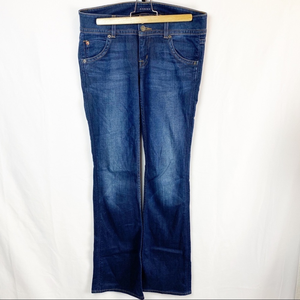 Hudson Signature Bootcut Jeans Dark Wash Flap